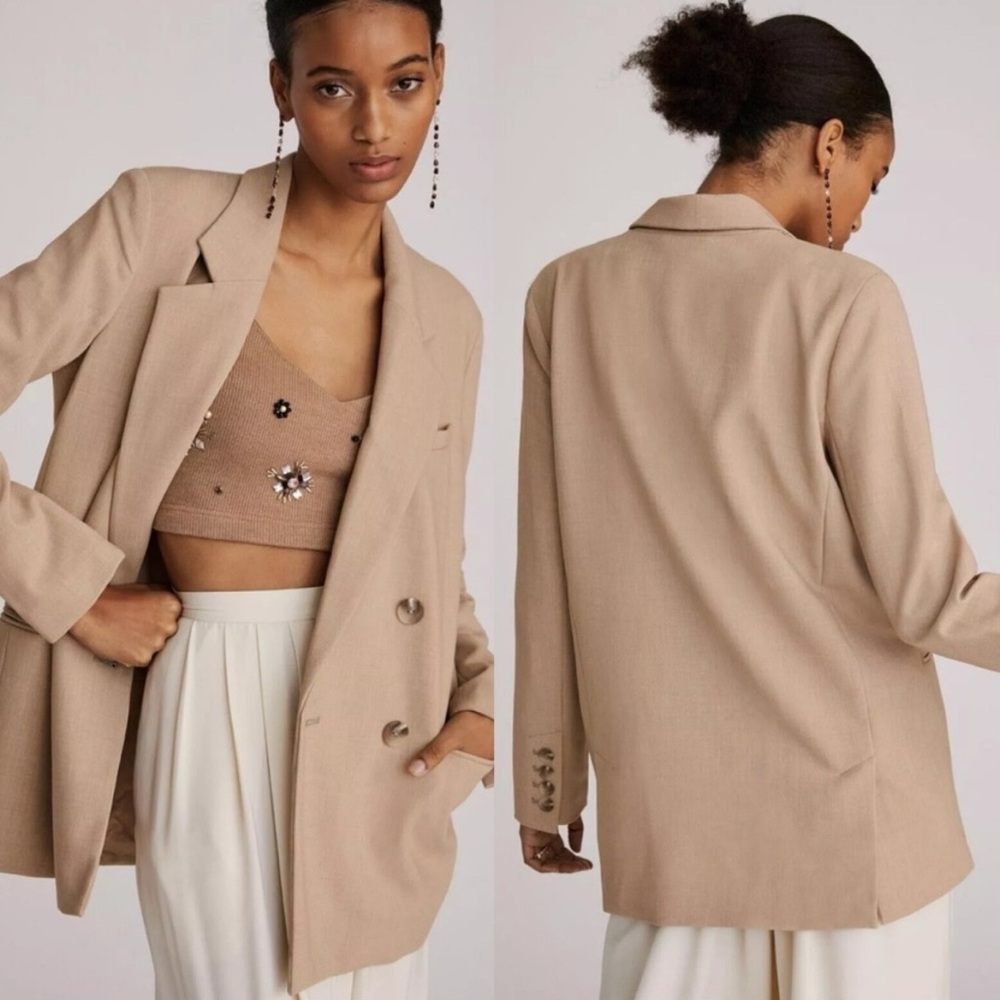 Maeve by Anthropologie Double Breasted Blazer